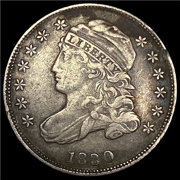 1830 Capped Bust Dime NEARLY UNCIRCULATED