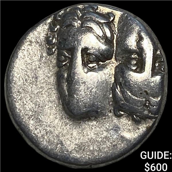 Ancient Greece Moesia, Istros 4th Century BC  Silver Drachm NEARLY UNCIRCULATED