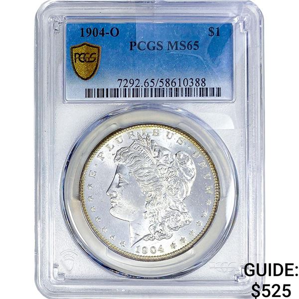 1904-O Morgan Silver Dollar PCGS MS65