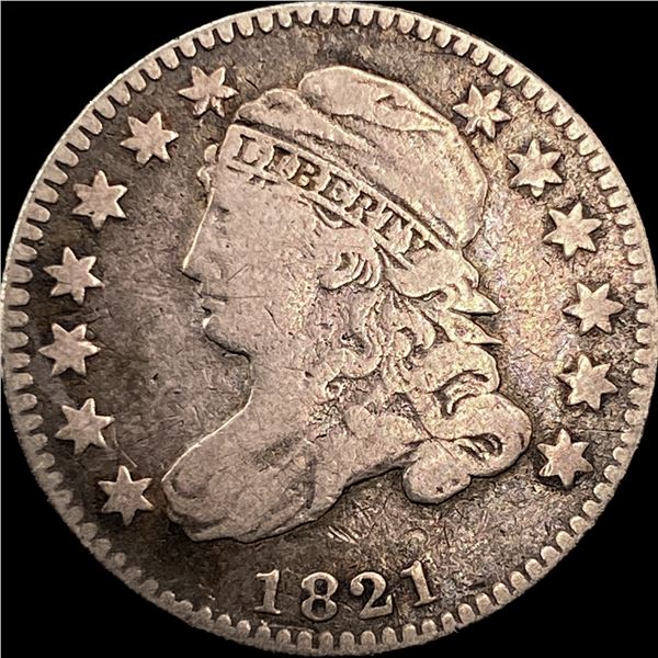 1821 Capped Bust Dime LIGHTLY CIRCULATED