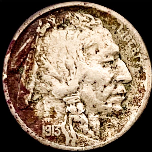 1913 Type 1 Buffalo Nickel NEARLY   UNCIRCULATED