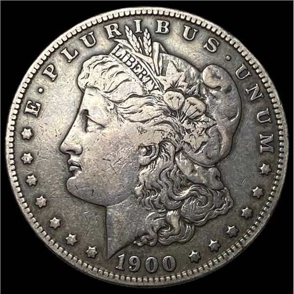 1900-S Silver Morgan Dollar ABOUT  UNCIRCULATED