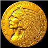 Image 1 : 1909-D Gold Indian Half Eagle $5 CLOSELY  UNCIRCULATED