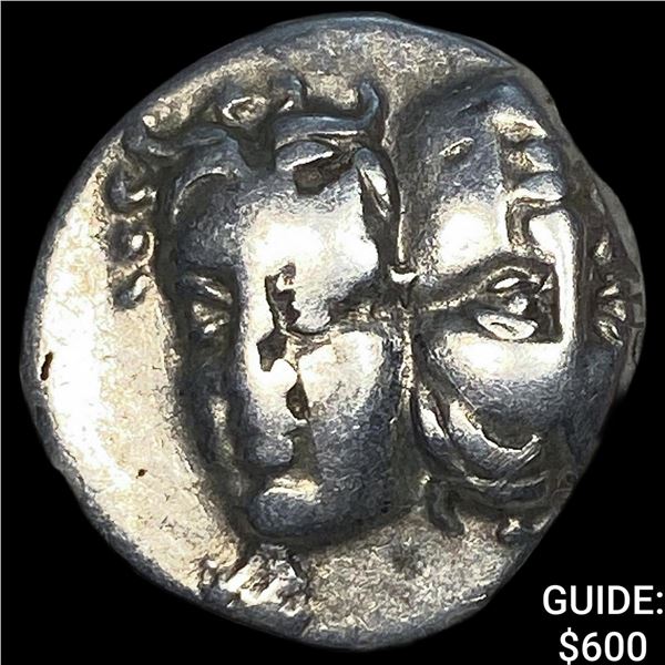 Ancient Greece Moesia, Istros 4th Century BC  Silver Drachm NEARLY UNCIRCULATED
