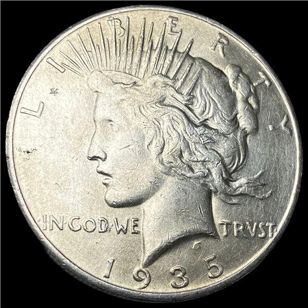 1935-S Silver Peace Dollar CLOSELY   UNCIRCULATED