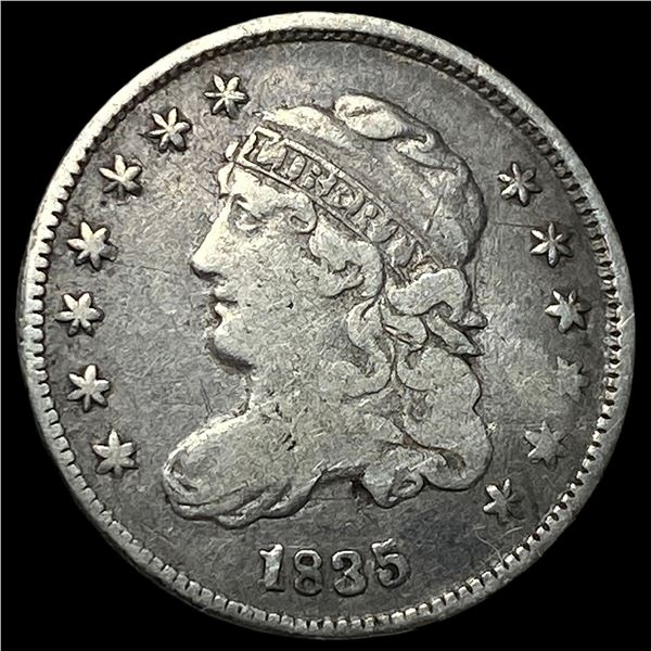 1835 Silver Capped Bust Half Dime LIGHTLY   CIRCULATED