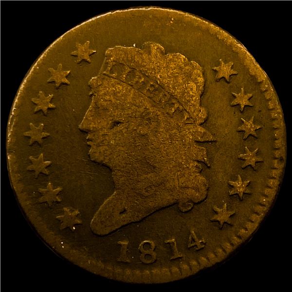 1814 Classic Head Large Cent LIGHTLY   CIRCULATED