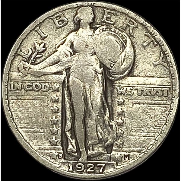 1927-S Standing Liberty Quarter LIGHTLY   CIRCULATED