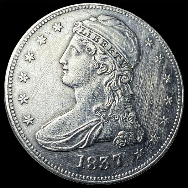1837 Silver Capped Bust Half Dollar HIGH   GRADE
