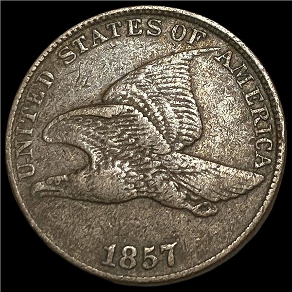 1857 Flying Eagle Cent NICELY CIRCULATED