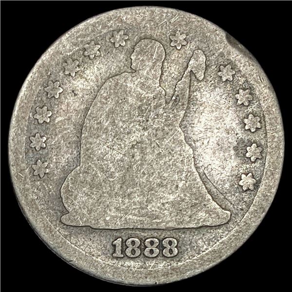 1888 Seated Liberty Dime NICELY CIRCULATED