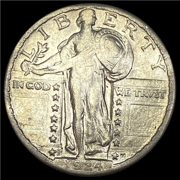 1924-S Standing Liberty Quarter CLOSE UNC