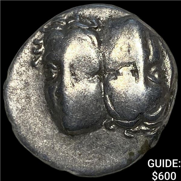 Ancient Greece Moesia, Istros 4th Century BC  Silver Drachm NEARLY UNCIRCULATED