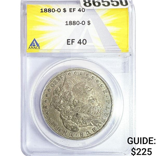 1880-O Morgan Silver Dollar ANACS EF40