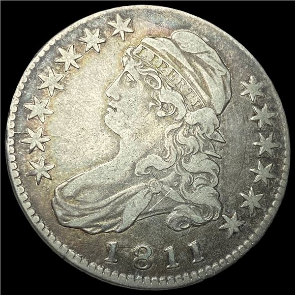 1811 Capped Bust Half Dollar NEARLY   UNCIRCULATED
