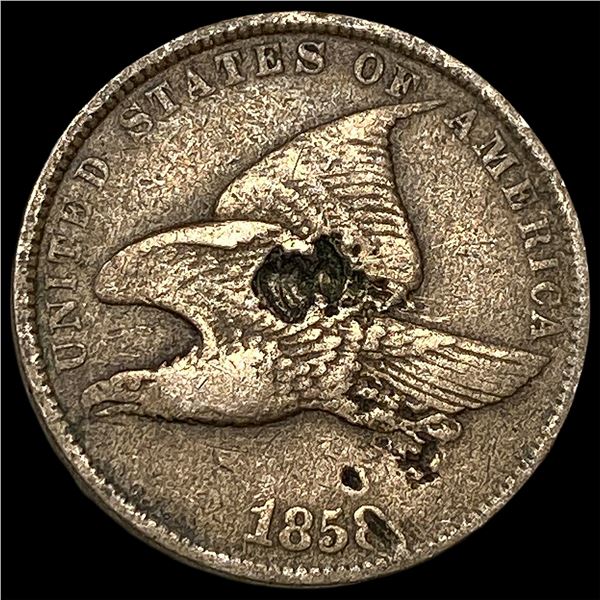 1858 Flying Eagle Cent NICELY CIRCULATED