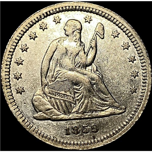 1859 Seated Liberty Quarter CLOSELY   UNCIRCULATED