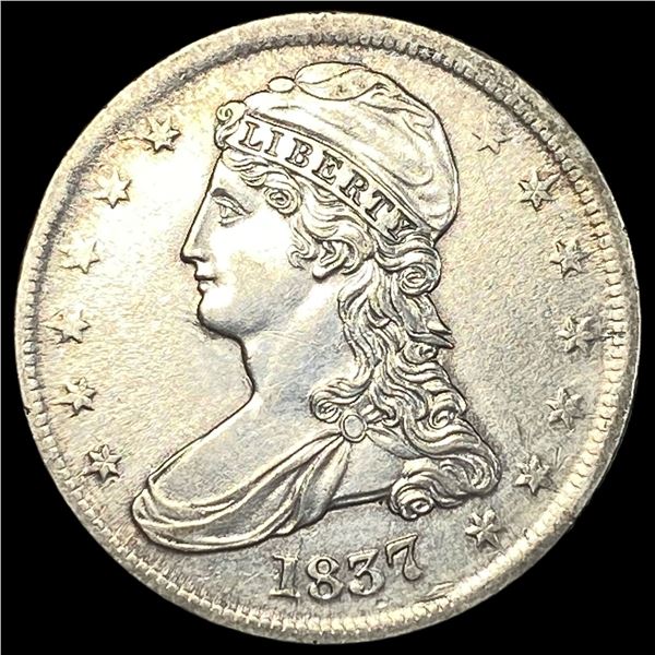 1837 Capped Bust Half Dollar CLOSELY   UNCIRCULATED