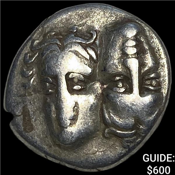 Ancient Greece Moesia, Istros 4th Century BC  Silver Drachm NEARLY UNCIRCULATED