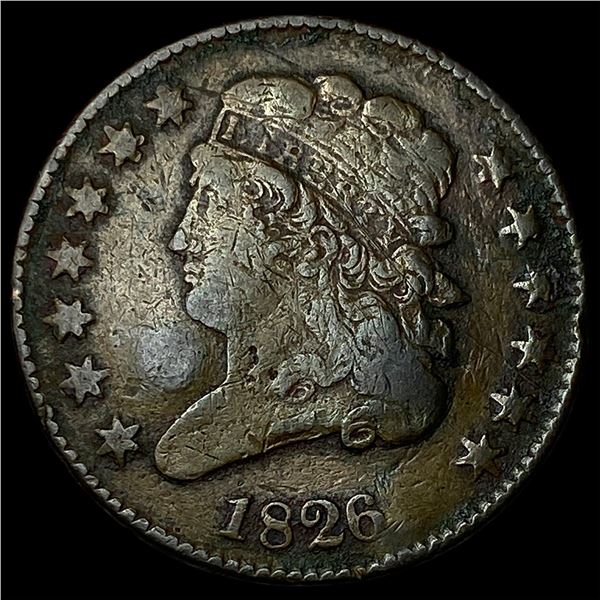 1826 Classic Head Half Cent HIGH GRADE
