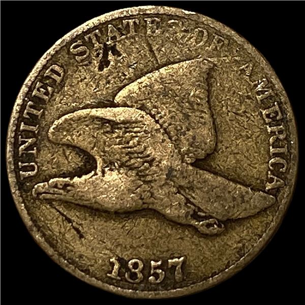 1857 Copper-Nickel Flying Eagle Cent HIGH   GRADE