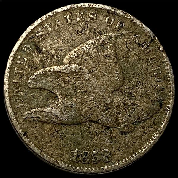 1858 Copper-Nickel Flying Eagle Cent HIGH   GRADE