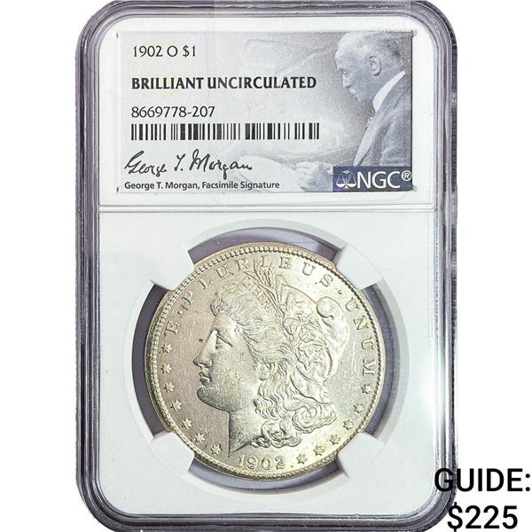 1902-O Morgan Silver Dollar NGC