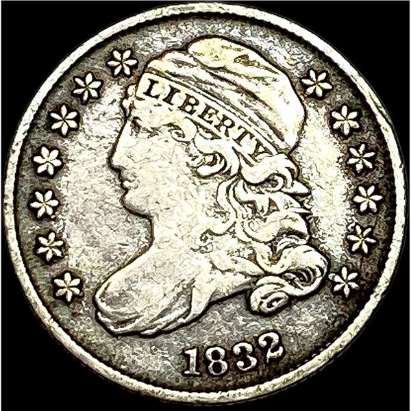 1832 Capped Bust Dime NEARLY UNCIRCULATED