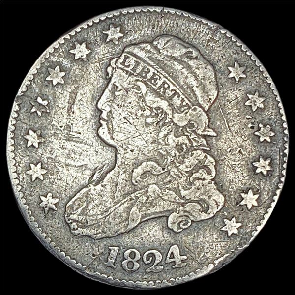 1824 Capped Bust Silver Quarter HIGH GRADE