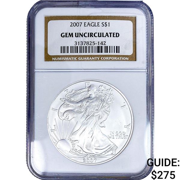 2007 Silver Eagle NGC