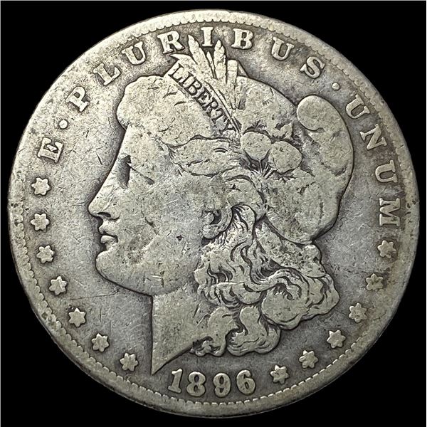 1896-S Silver Morgan Dollar NICELY CIRCULATED