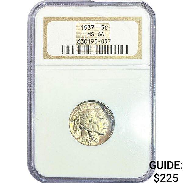 1937 Buffalo Nickel NGC MS66