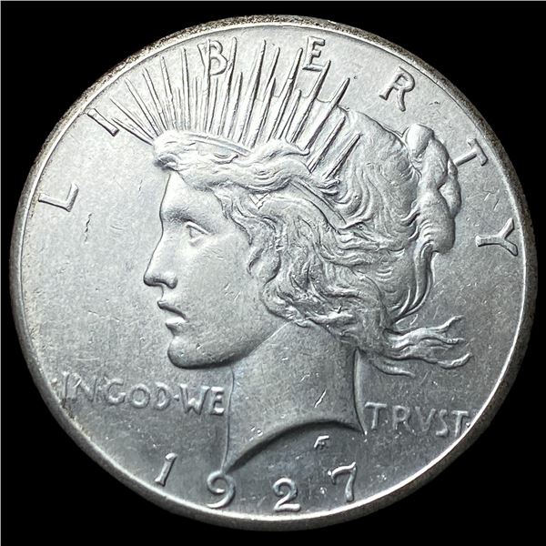 1927 Silver Peace Dollar CLOSELY UNCIRCULATED