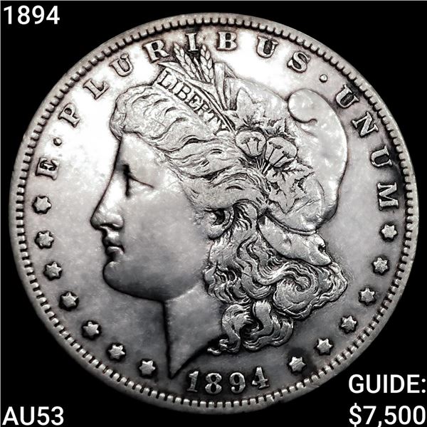1894 Morgan Silver Dollar CLOSELY  UNCIRCULATED