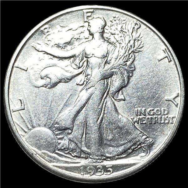 1935-D Silver Walking Liberty Half Dollar  CLOSELY UNCIRCULATED