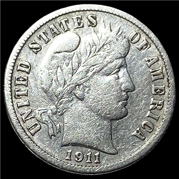 1911-D Silver Barber Dime CLOSELY  UNCIRCULATED