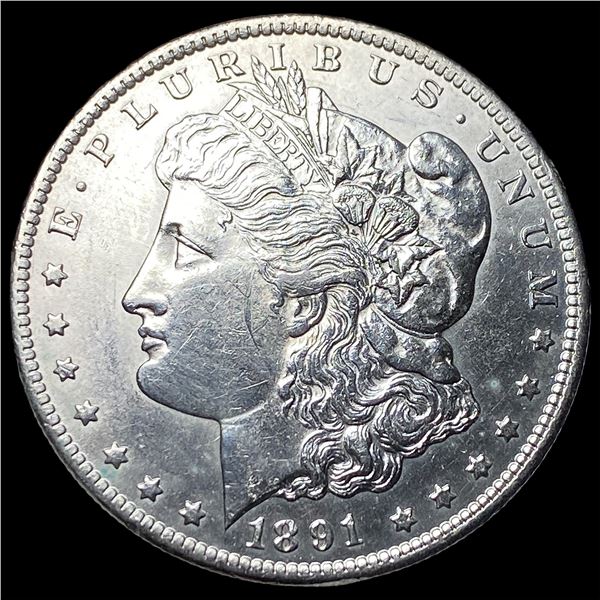 1891-CC Spitting Eagle Silver Morgan Dollar UNCIRCULATED