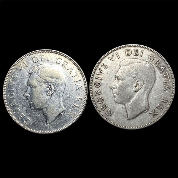 [2] 1949 Canada Silver 50 Cents UNCIRCULATED