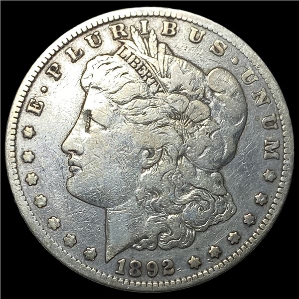 1892-S Silver Morgan Dollar LIGHTLY  CIRCULATED