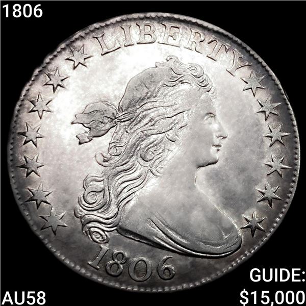 1806 Draped Bust Half Dollar CHOICE AU