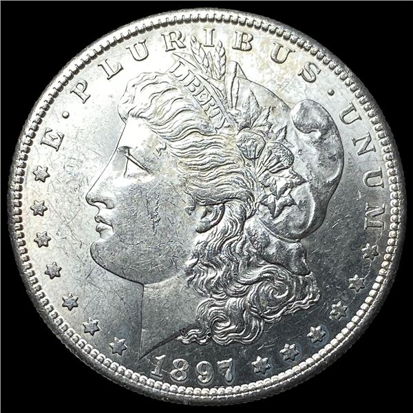 1897-S Silver Morgan Dollar CHOICE BU