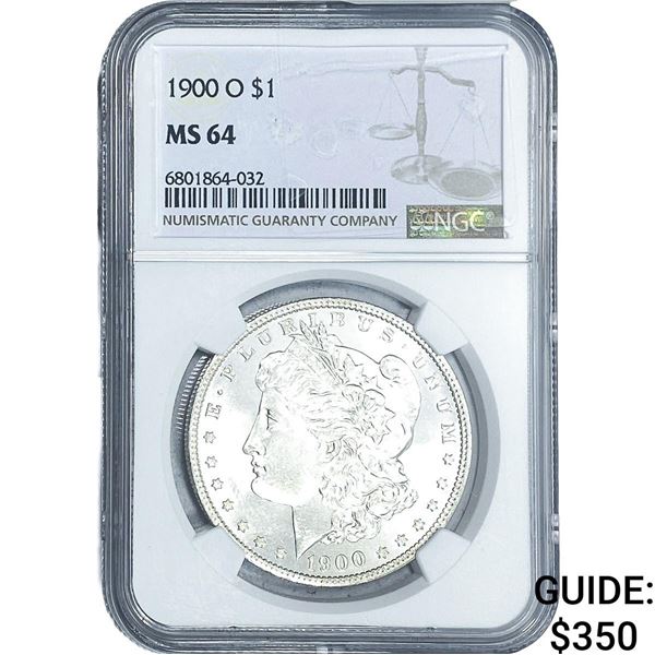 1900-O Morgan Silver Dollar NGC MS64