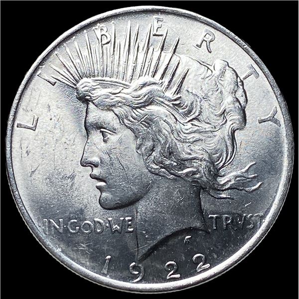 1922 Silver Peace Dollar CHOICE BU
