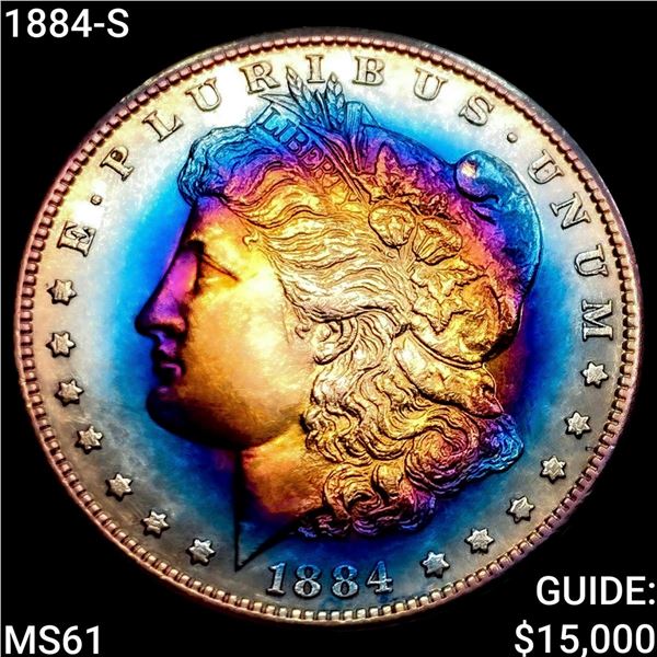 1884-S Morgan Silver Dollar UNCIRCULATED
