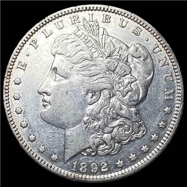 1892 Silver Morgan Dollar CLOSELY  UNCIRCULATED