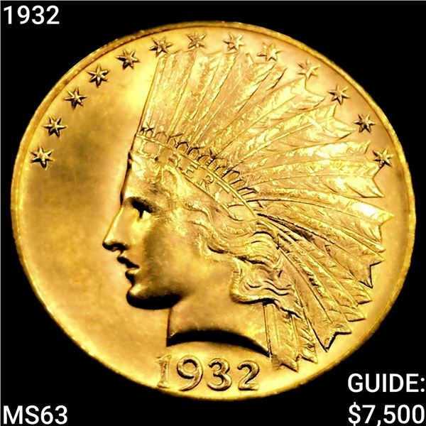 1932 $10 Gold Eagle CHOICE BU