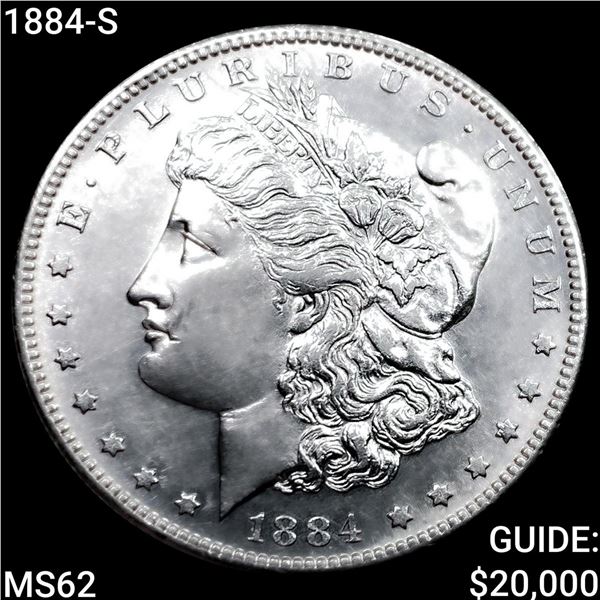 1884-S Morgan Silver Dollar UNCIRCULATED