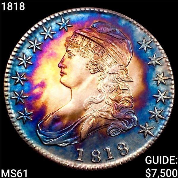 1818 Capped Bust Half Dollar UNCIRCULATED