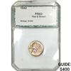 Image 1 : 1942 Wheat Cent PCI PR63 Red & Brown