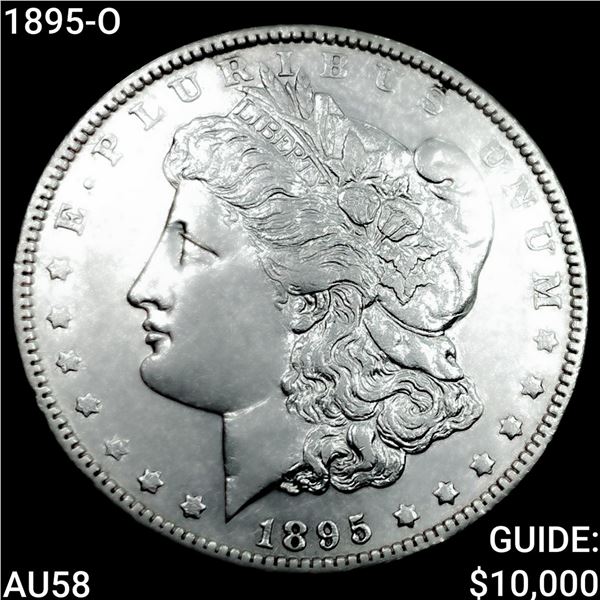 1895-O Morgan Silver Dollar CHOICE AU